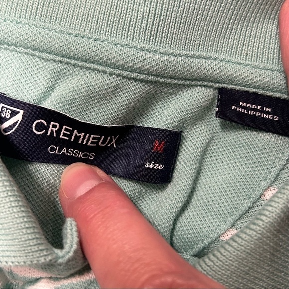 Daniel Cremieux Classic Men’s Medium Striped Collared Polo Short Sleeve EUC - Picture 3 of 5